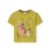 Maglietta in maglia per bambino colore verde