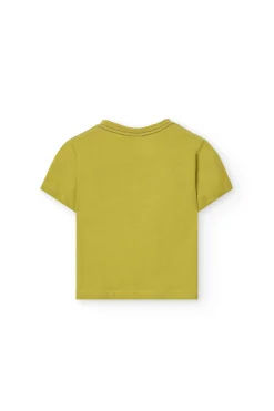 Maglietta in maglia per bambino colore verde