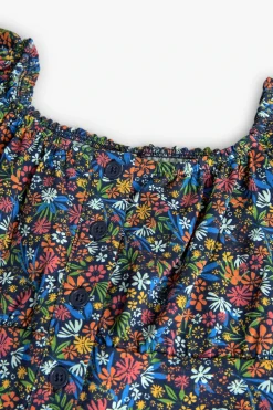 Maglietta in maglia per bambina con stampa