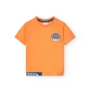 Maglietta in maglia per neonato di colore arancione