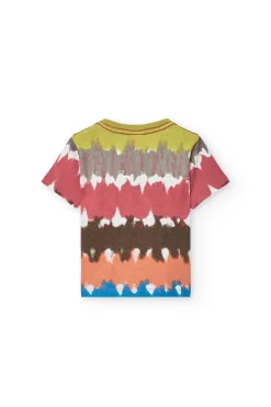 Maglietta in maglia per neonato in color granata