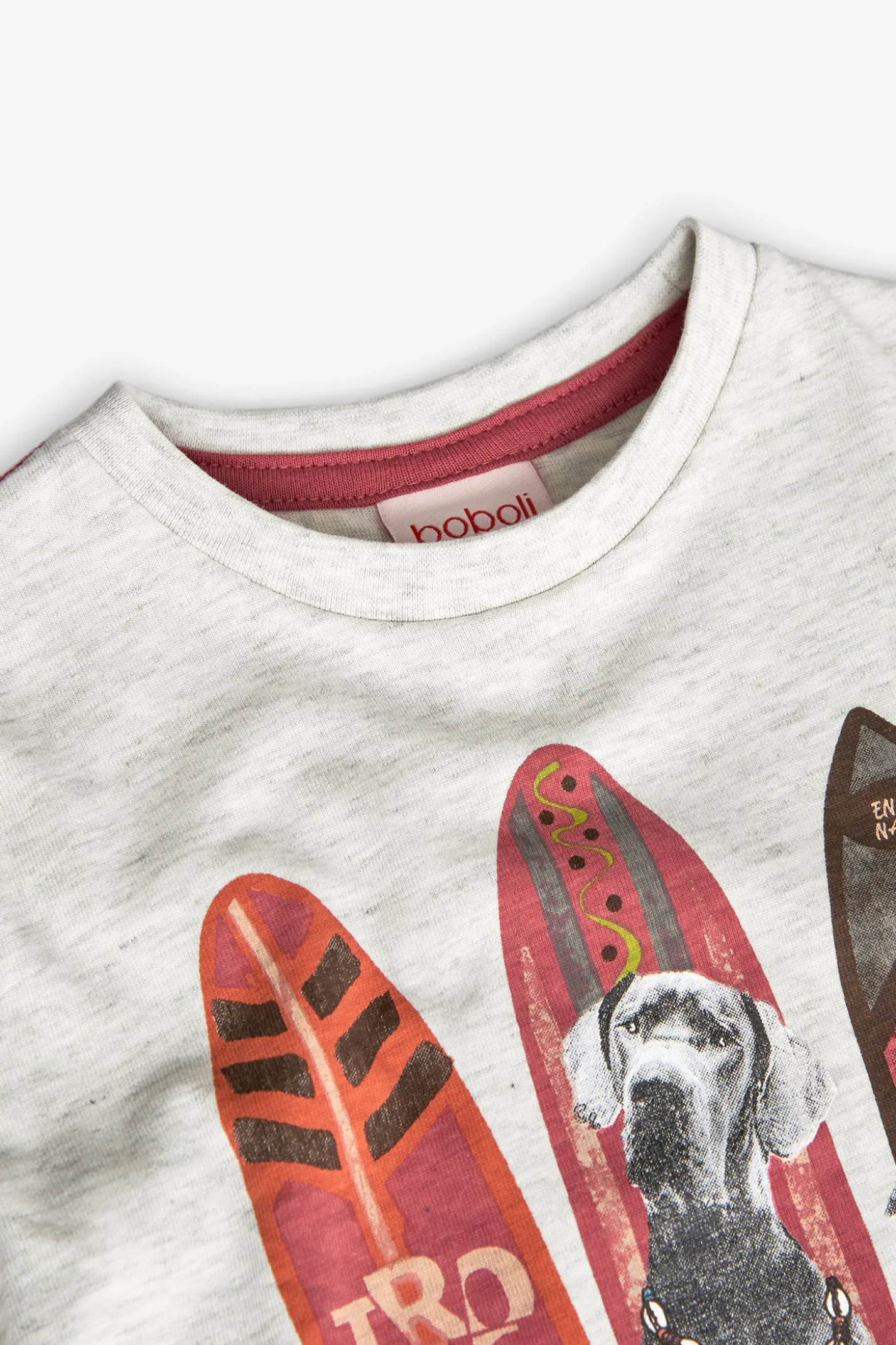 Maglietta in maglia per neonato di colore écru