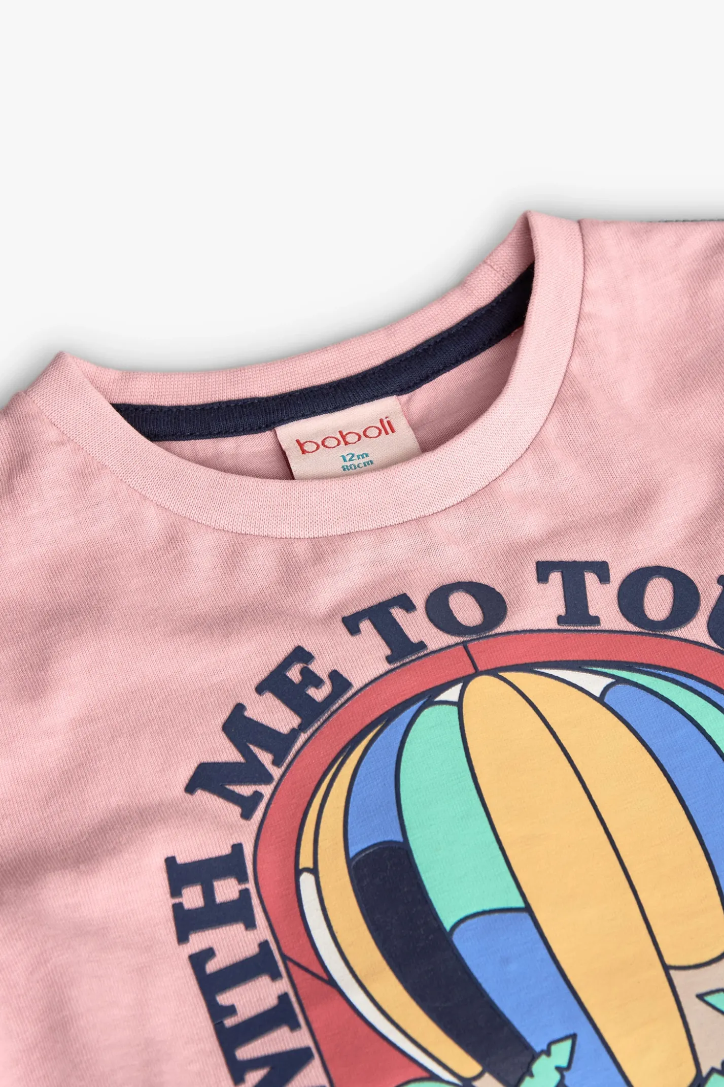 Maglietta in maglia per neonato di colore rosa