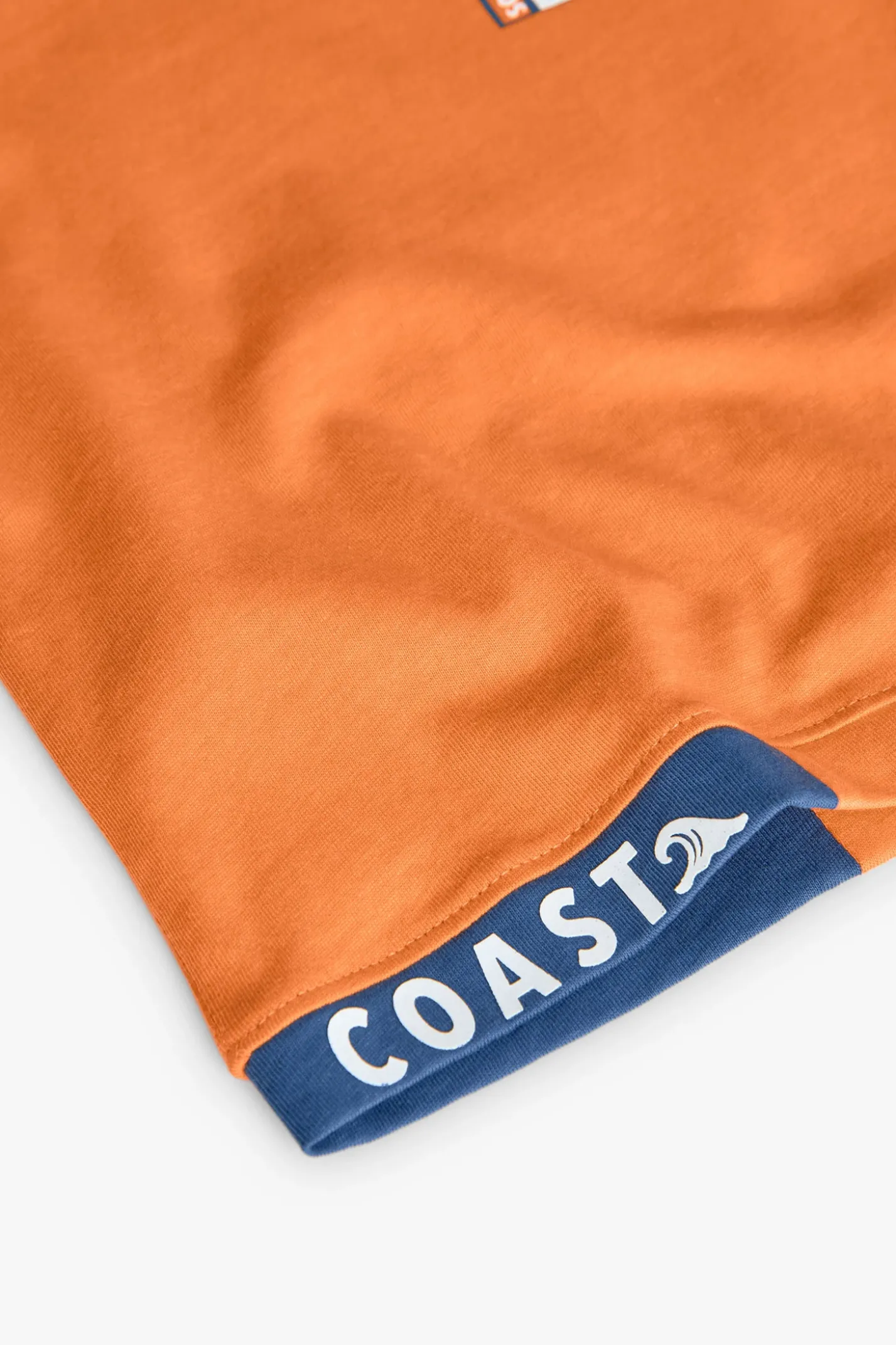 Maglietta in maglia per neonato di colore arancione