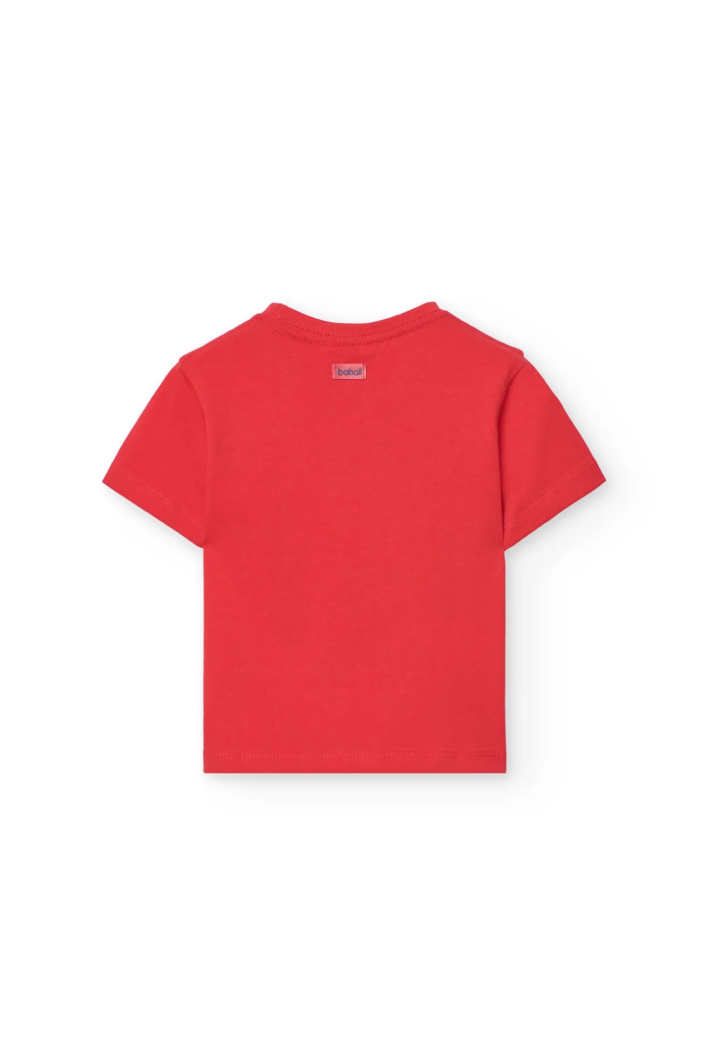 Maglietta in maglia per neonato di colore rosso