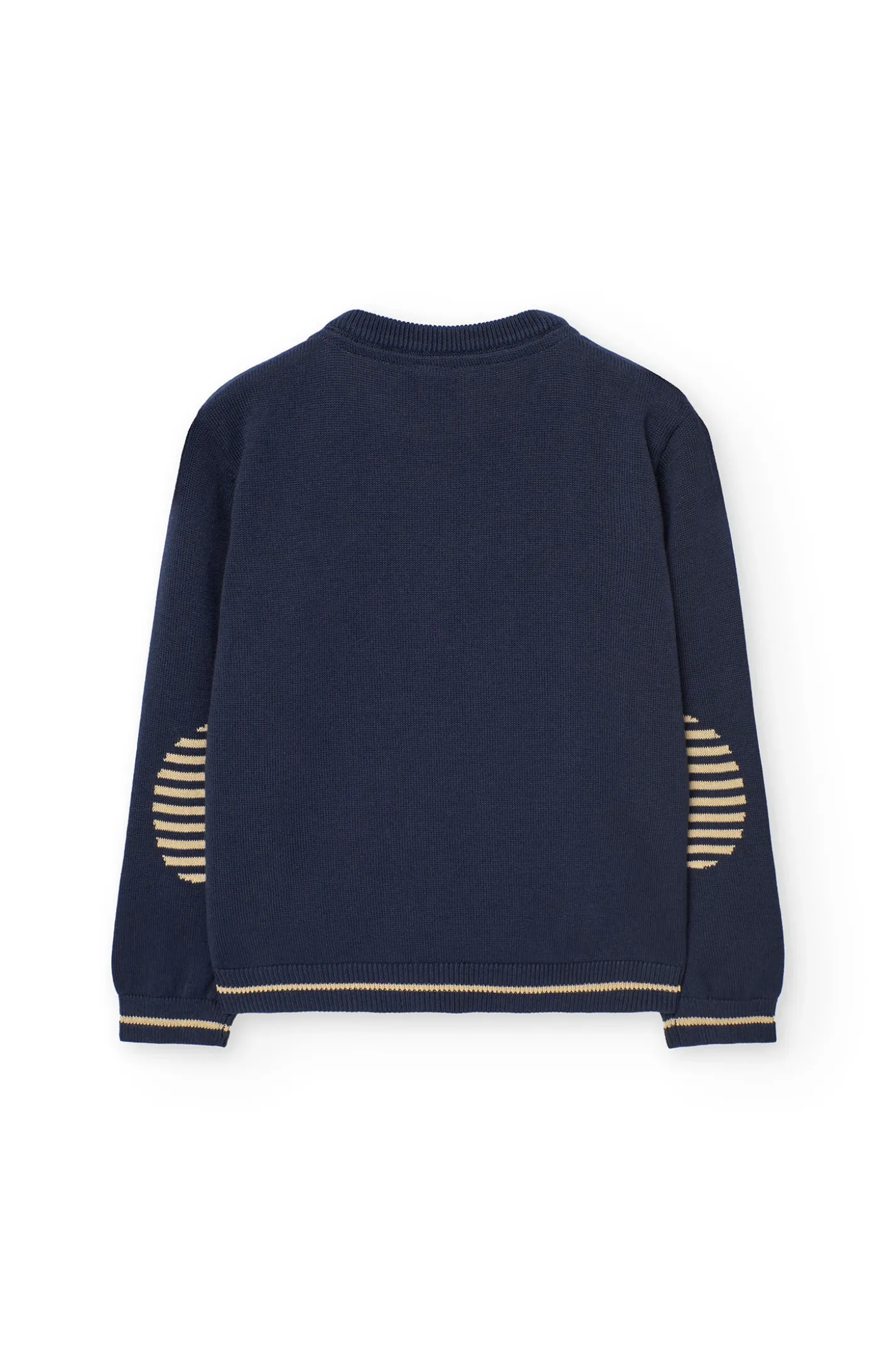 Maglione in maglia per bambino di colore blu marino