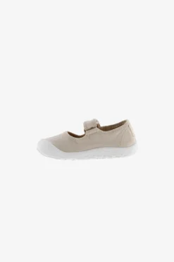 Mercedes Bosco barefoot in tela color ghiaccio