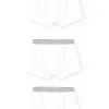 Pack da 3 boxer da ragazzo in bianco