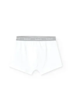 Pack da 3 boxer da ragazzo in bianco