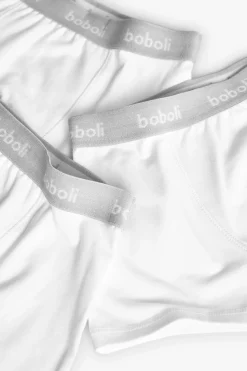 Pack da 3 boxer da ragazzo in bianco