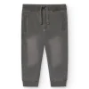 Pantalón felpa denim de bebé niño -BCI