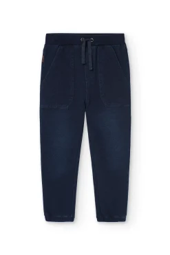 Pantalón felpa denim de niño -BCI