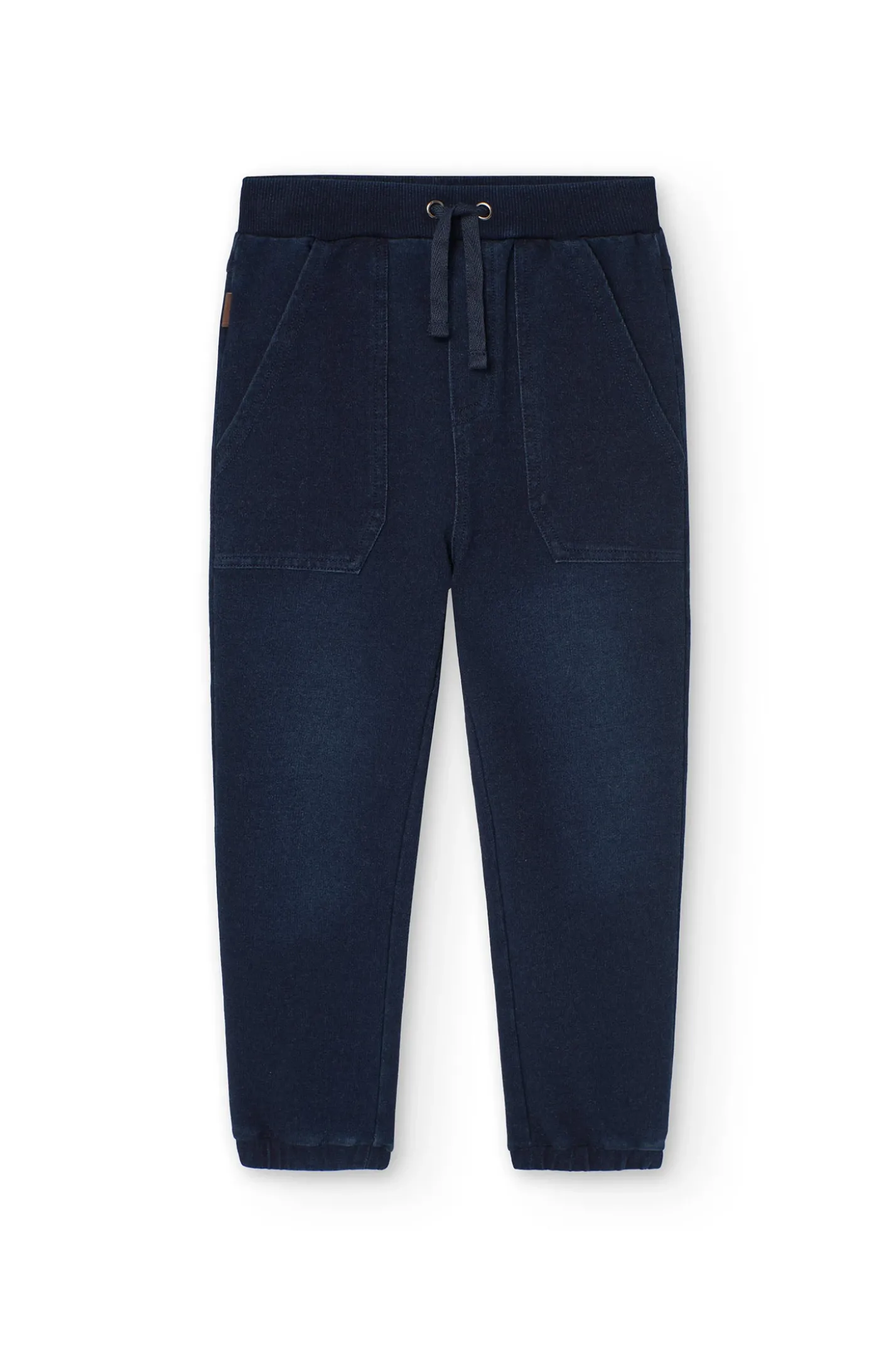 Pantalón felpa denim de niño -BCI