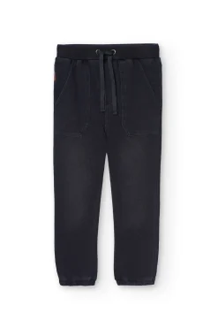 Pantalón felpa denim de niño -BCI