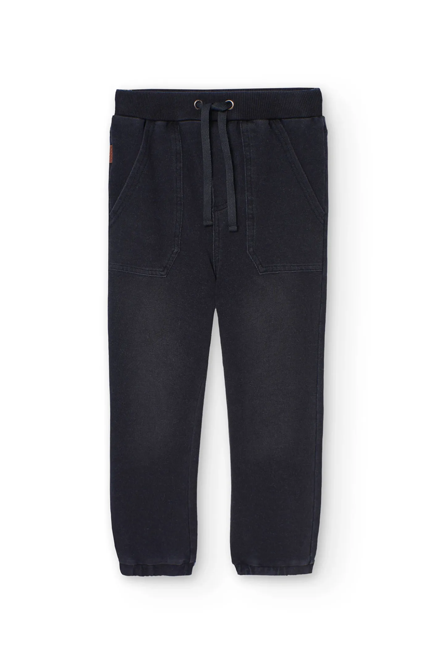 Pantalón felpa denim de niño -BCI