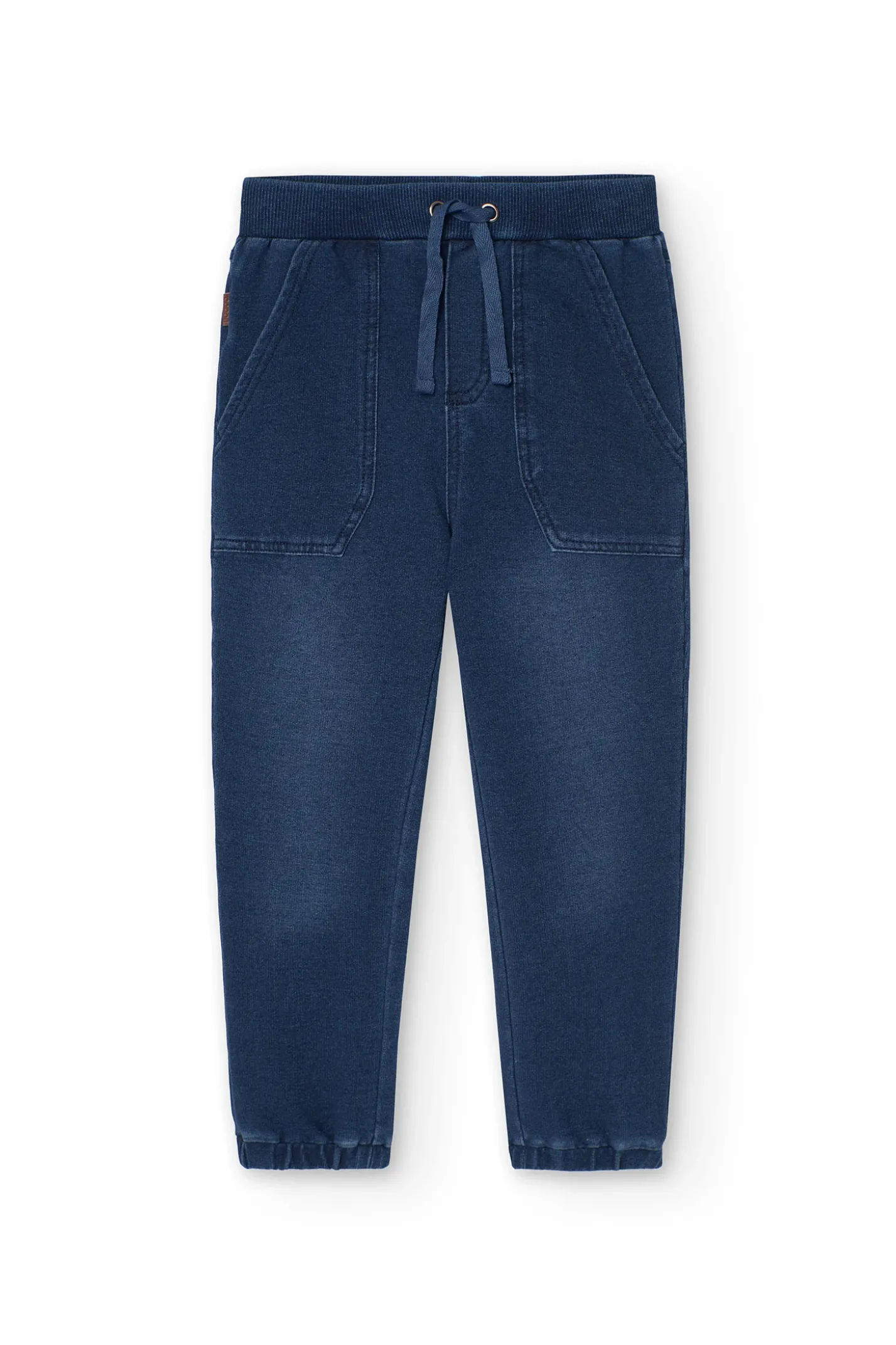 Pantalón felpa denim de niño -BCI