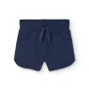 Pantaloncini in felpa per bebè in blu navy