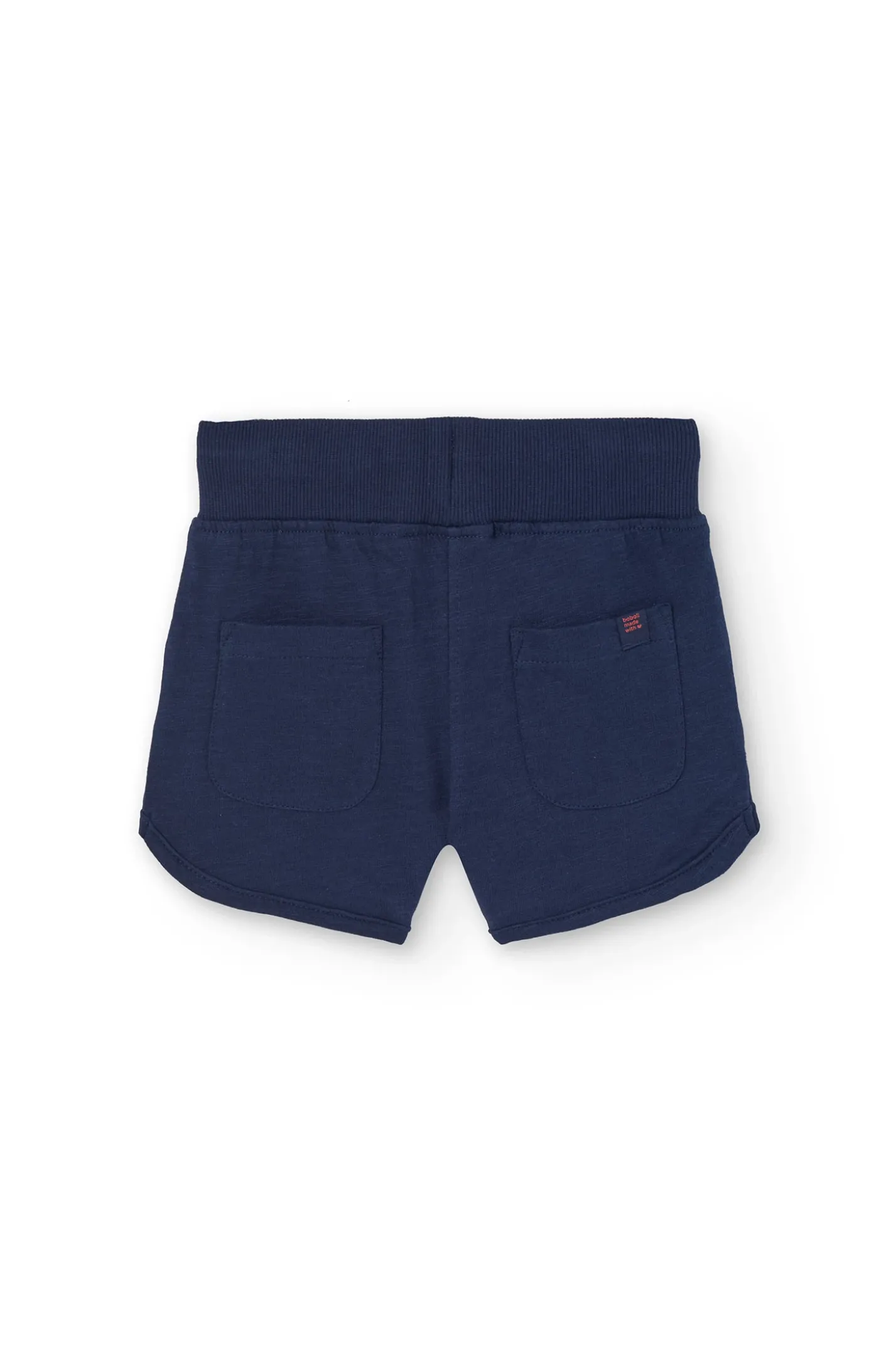 Pantaloncini in felpa per bebè in blu navy