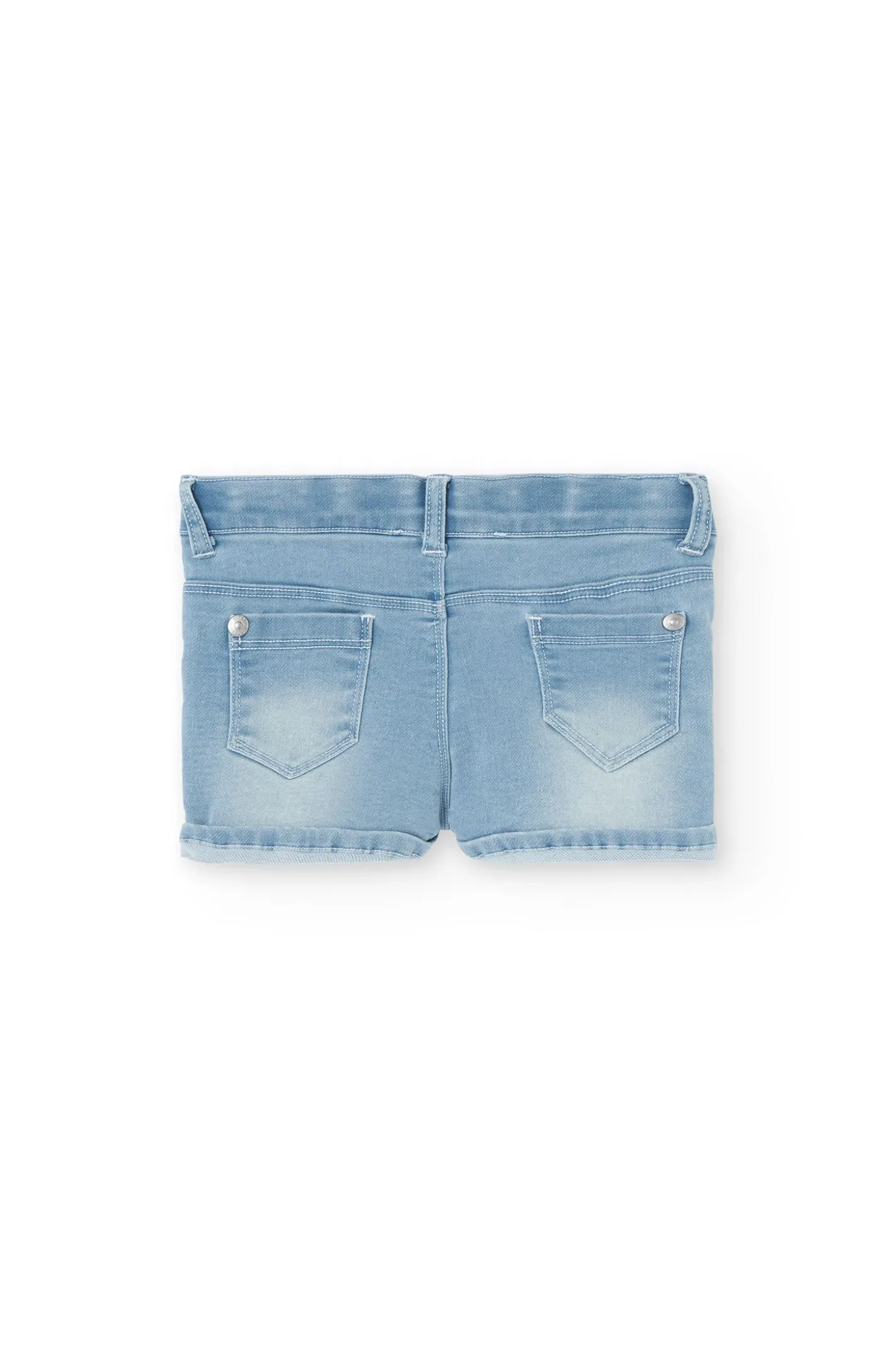 Pantaloncini in maglia per bambina in colore BLEACH
