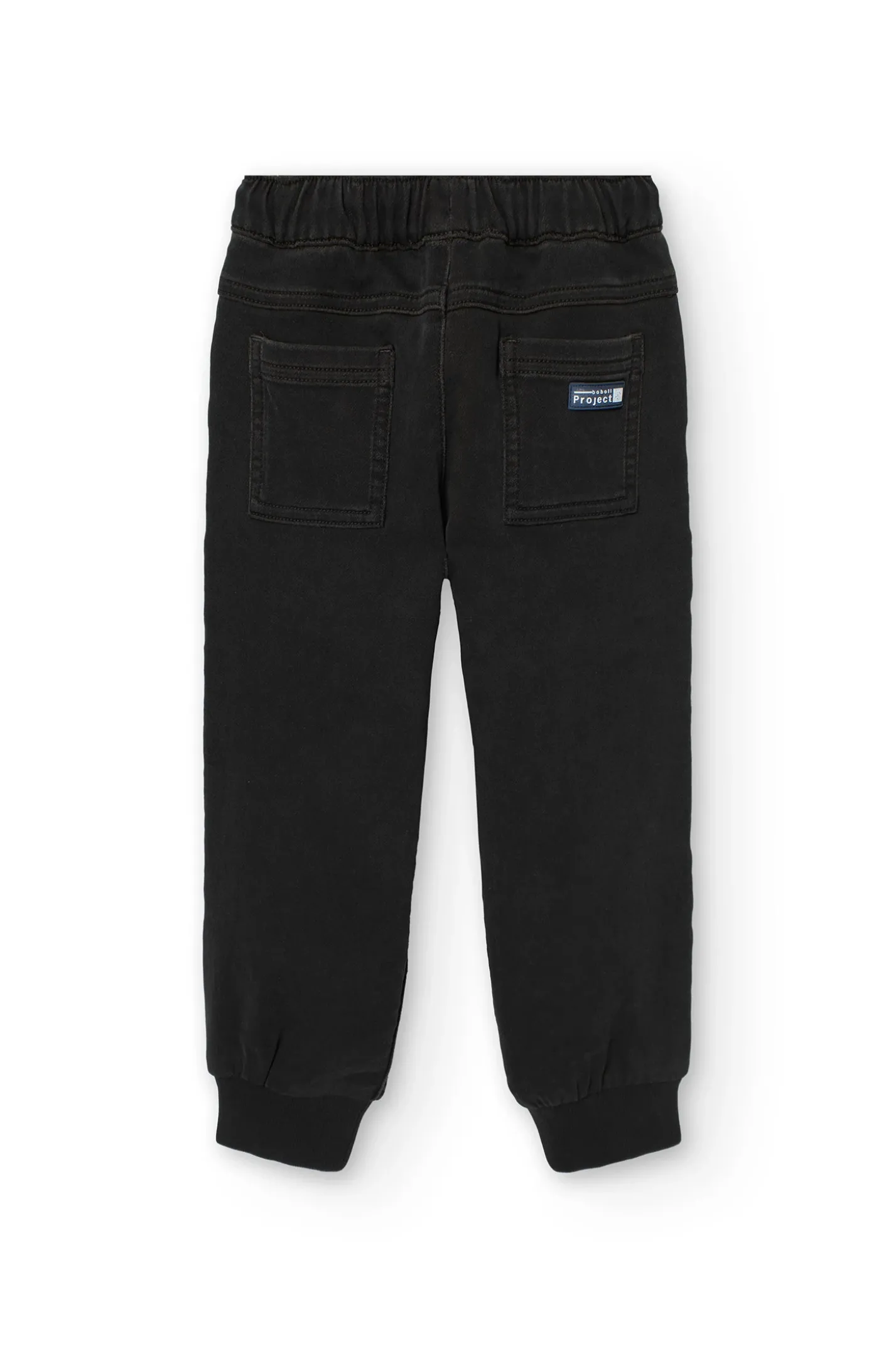 Pantalone in maglia per bambino di colore nero