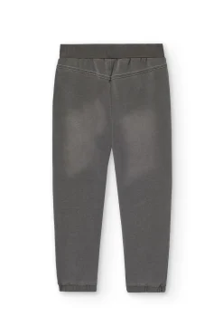 Pantaloni bambino in pile denim
