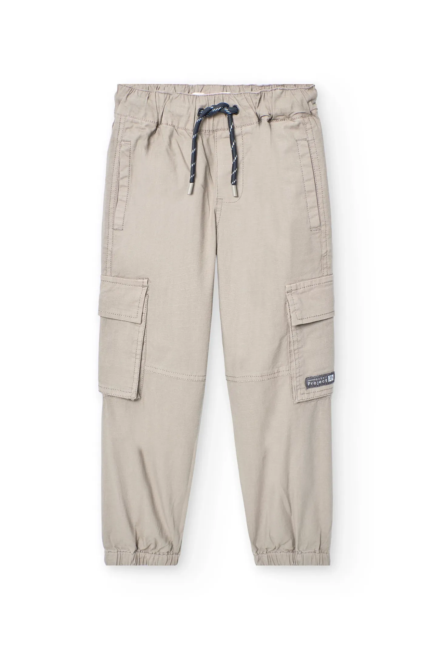 Pantaloni cargo per bambino di colore marrone