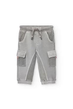 Pantaloni da jogging per bambino in colore grigio
