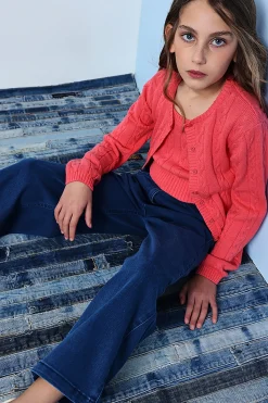Pantaloni denim elastico per ragazza -BCI