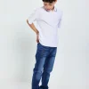 Pantaloni denim elastico per ragazzo