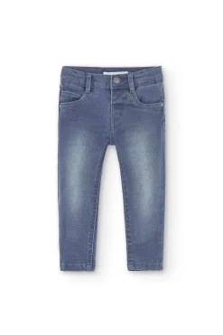 Pantaloni denim elastico per bimbo