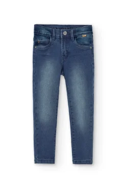 Pantaloni denim elastico per ragazzo