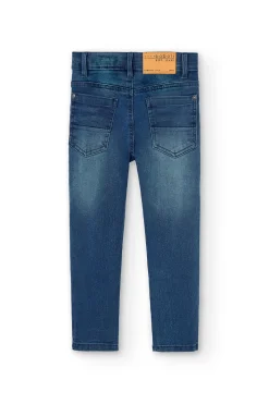 Pantaloni denim elastico per ragazzo