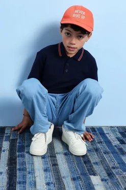 Pantaloni di denim per bambino in colore bleach