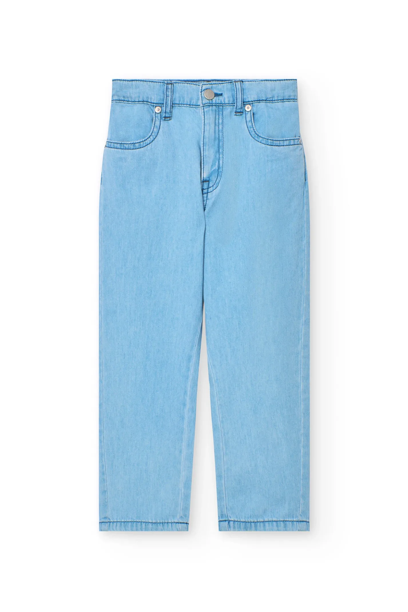 Pantaloni di denim per bambino in colore bleach