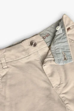 Pantaloni di raso per bambino in colore beige