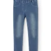 Pantaloni felpati denim per ragazza