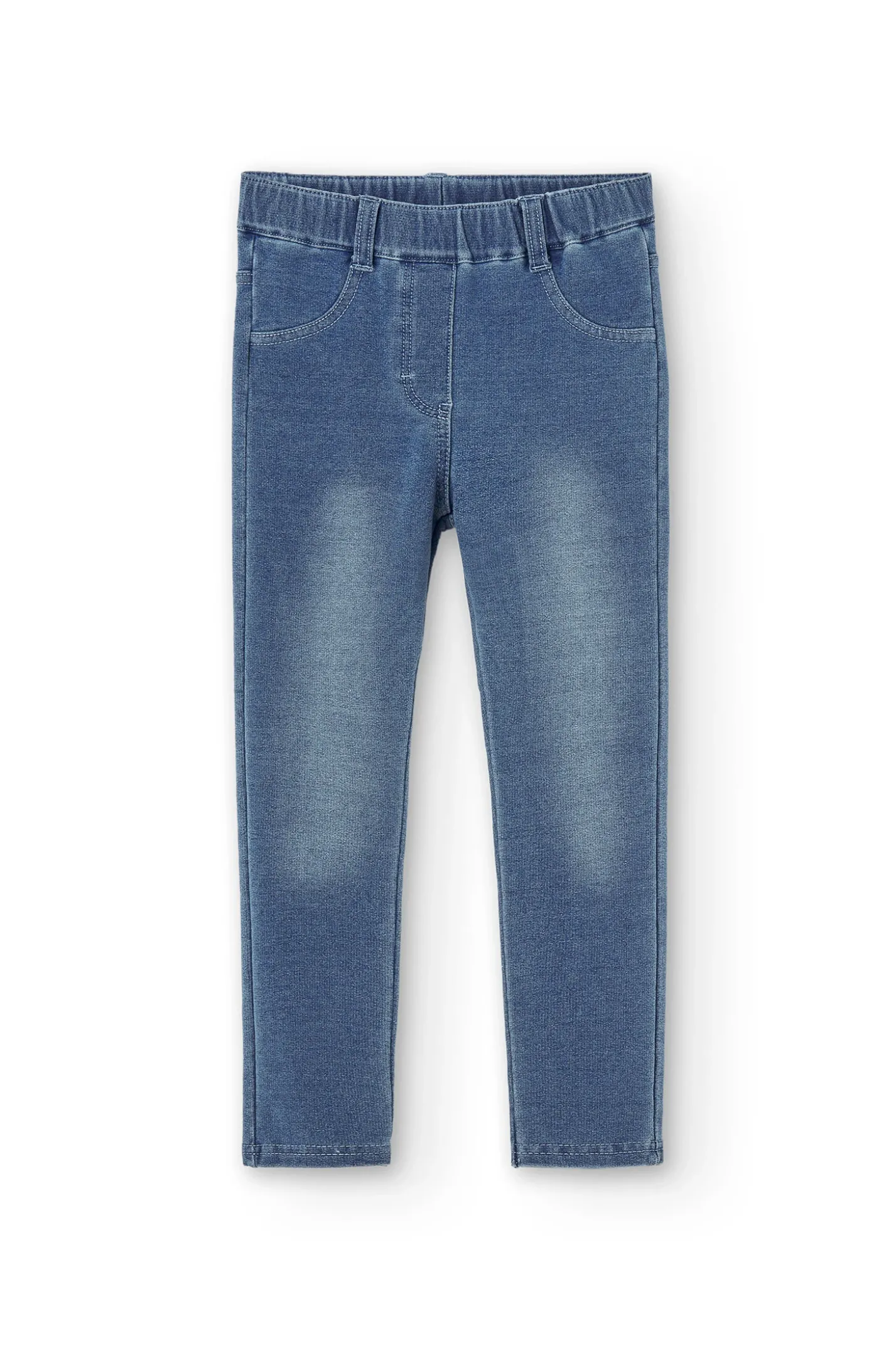 Pantaloni felpati denim per ragazza