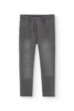 Pantaloni felpati denim per ragazza