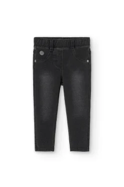 Pantaloni felpati denim per bimba