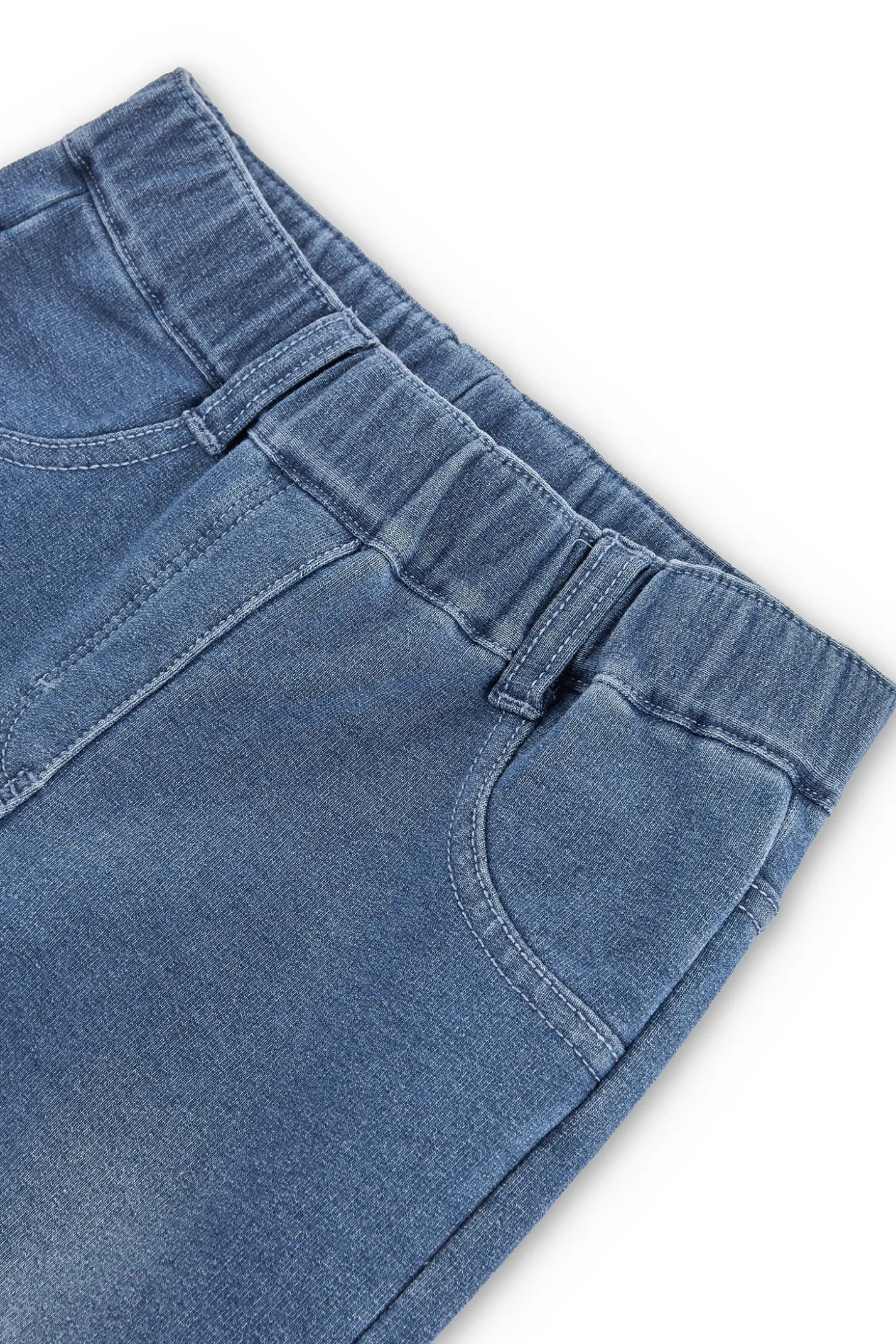 Pantaloni felpati denim per ragazza