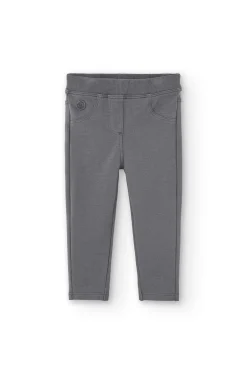 Pantaloni felpati elasticizzati