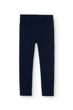 Pantaloni felpati elasticizzati