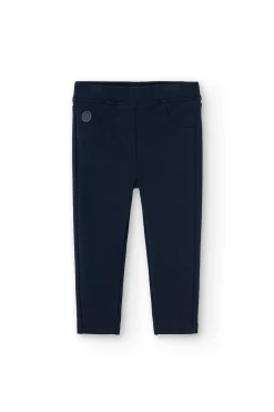 Pantaloni felpati elasticizzati