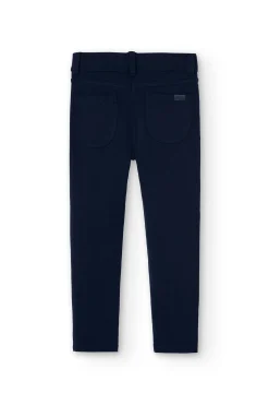 Pantaloni felpati elasticizzati