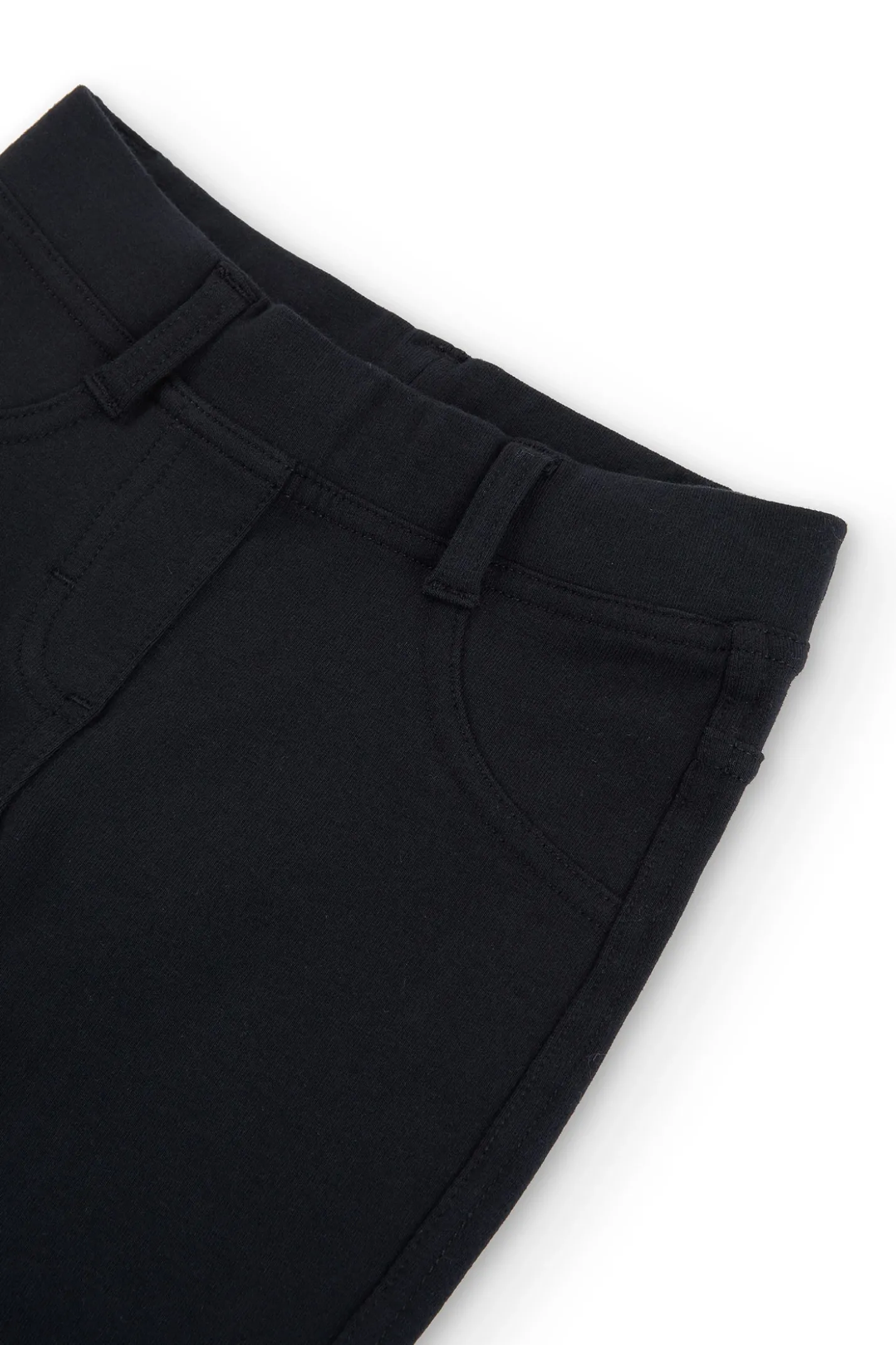 Pantaloni felpati elasticizzati
