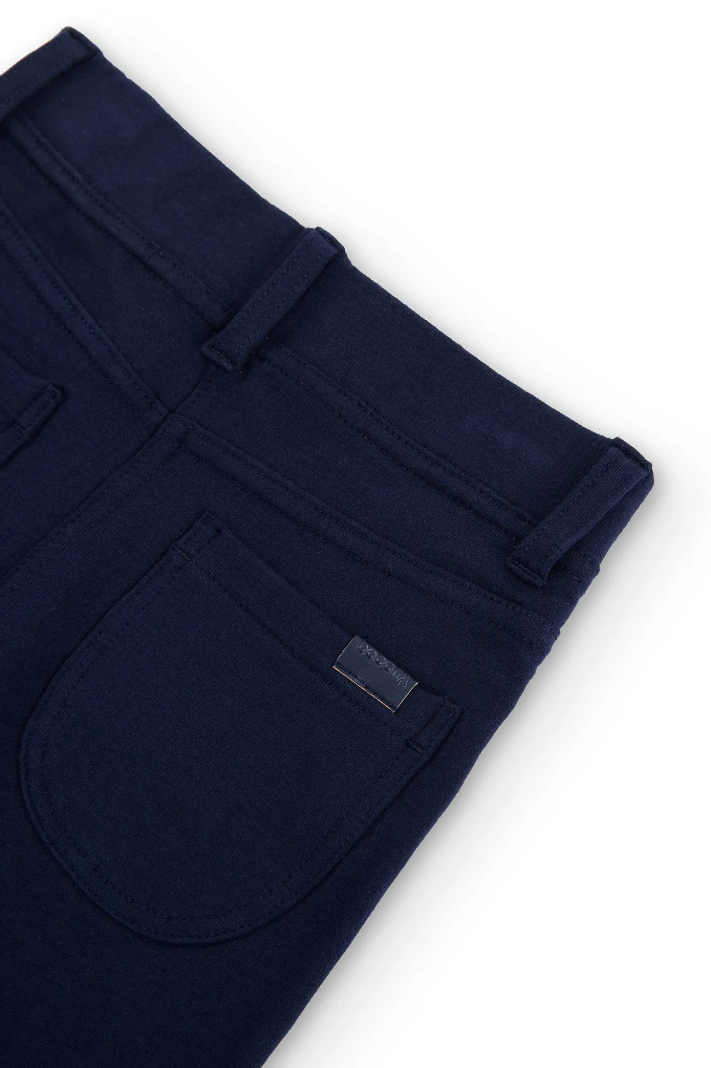 Pantaloni felpati elasticizzati