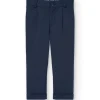 Pantaloni in maglia per bambino di colore blu navy