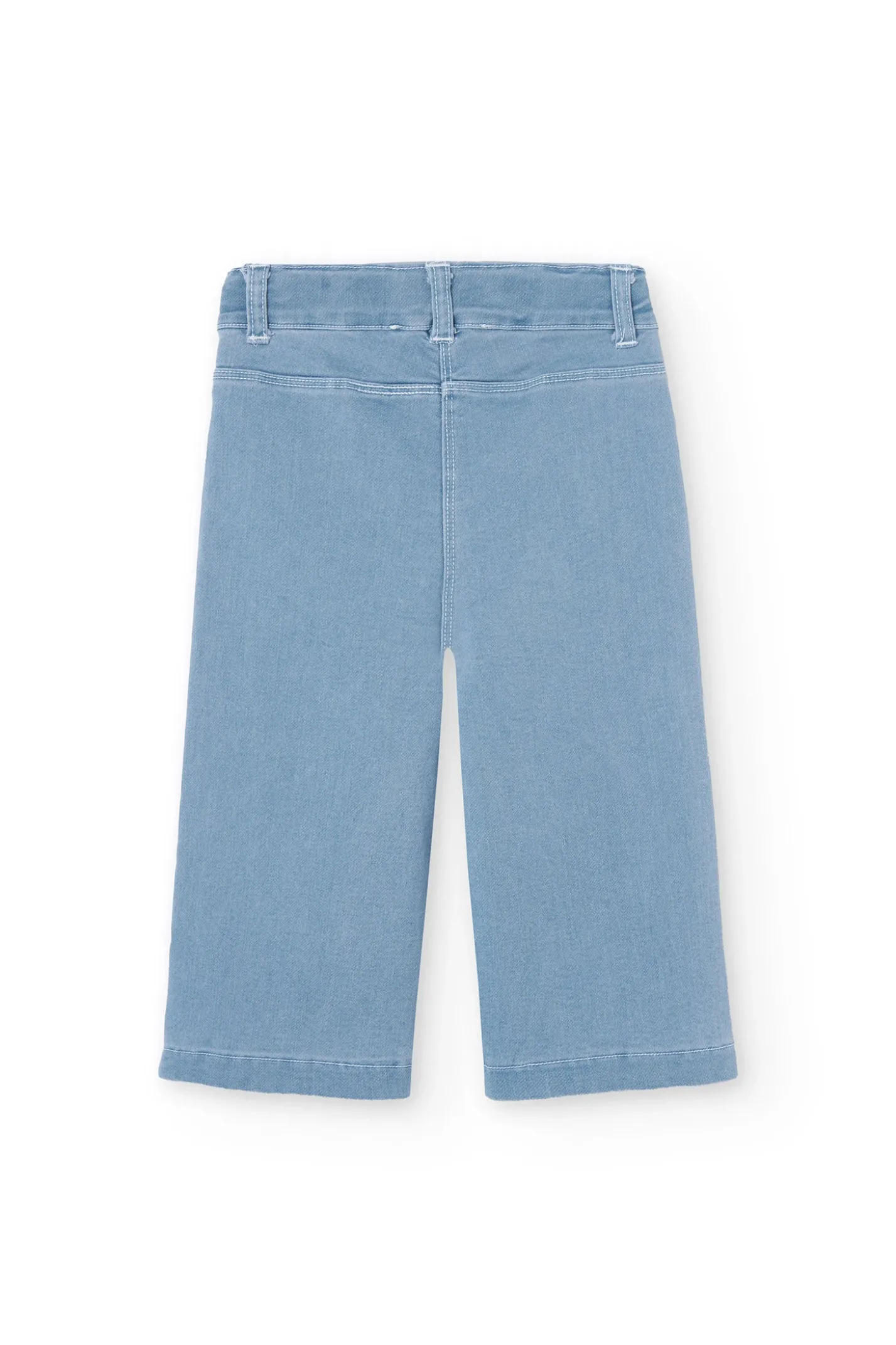 Pantaloni in maglia per bambina in colore bleach.