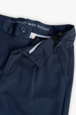 Pantaloni in maglia per bambino di colore blu navy
