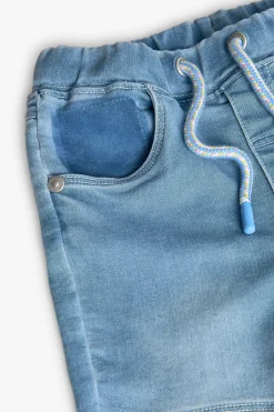 Pantaloni in maglia per neonato in colore bleach